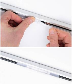 Paulmann URail connector-inlay satijn, kunststof