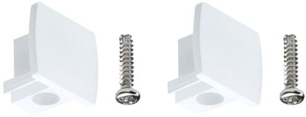 Paulmann Urail Eindkap Signaalwit 2 Stuks