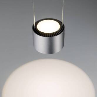 Paulmann URail hanglamp Aldan 1x13W chroom mat/ Zwart 230V metaal/kunststof dimbaar