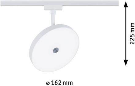 Paulmann URail Hildor LED spot wit 4.000K wit, gesatineerd wit