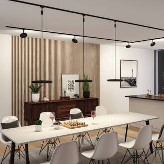 Paulmann URail Hildor LED spot zwart 4.000K zwart mat, wit gesatineerd