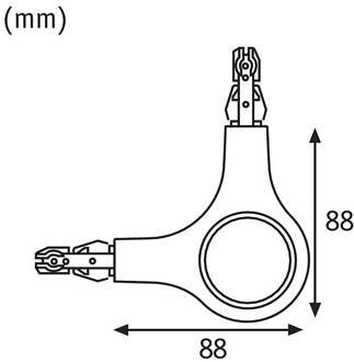 Paulmann URail L-verbinder LED lamp 827 wit