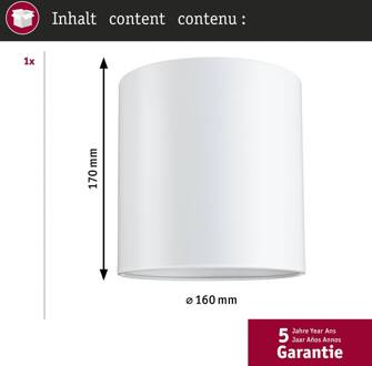 Paulmann URail-lampenkap Tallis 2Easy, wit mat