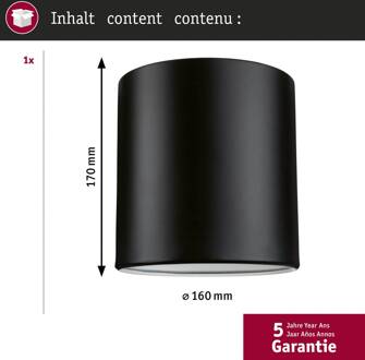 Paulmann URail-lampenkap Tallis 2Easy, zwart mat