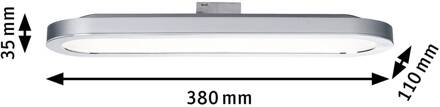 Paulmann URail - LED armatuur voor railverlichting - 230V - Chroom mat