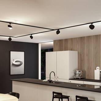 Paulmann URail-rails spot Alejandro zwart 4.000K dimbaar zwart mat