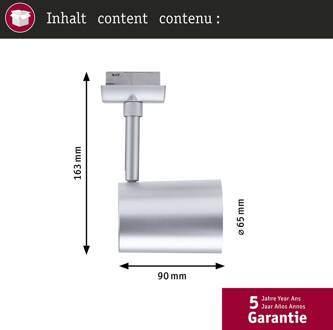 Paulmann URail-rails spot Luxe, chroom mat, GU10