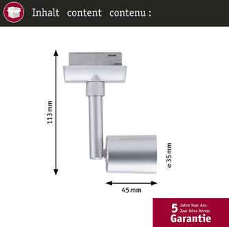 Paulmann URail-rails spot Salt, chroom mat, GU10