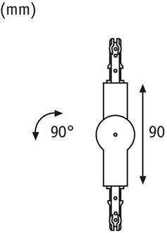Paulmann URail scharnierverbinder wit