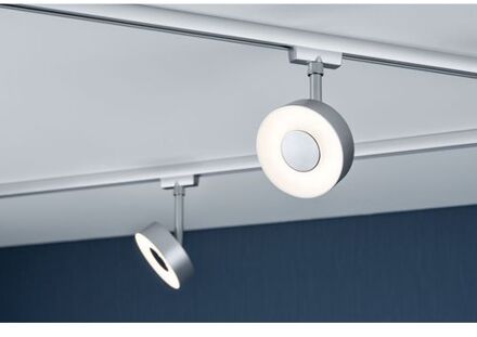 Paulmann URail System LED Spot Circle 1x5W chroom mat 230V metaal 95271
