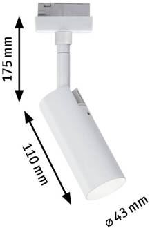 Paulmann URail Tubo LED-spot, wit