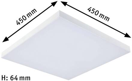 Paulmann Velora Rainbow paneel 45x45cm wit RGBW