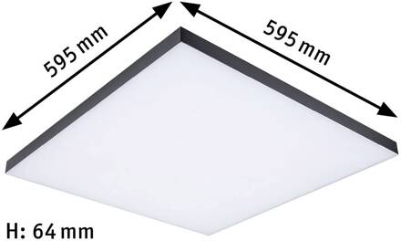 Paulmann Velora Rainbow paneel 60x60cm zwart RGBW