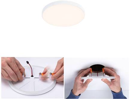 Paulmann Veluna Edge IP44 3.000K dimmer Ø 9cm wit
