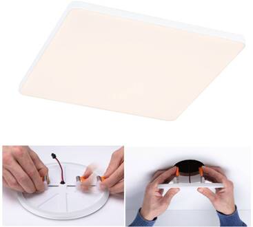 Paulmann Veluna Edge IP44 3000K dimmer 20x20cm wit