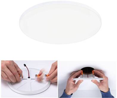 Paulmann Veluna Edge IP44 4.000K dimmer Ø 20cm wit