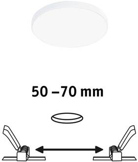 Paulmann Veluna Edge IP44 4.000K dimmer Ø 9cm wit