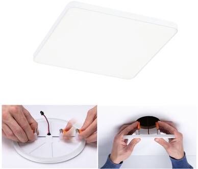 Paulmann Veluna Edge IP44 4000K dimmer 16x16cm wit