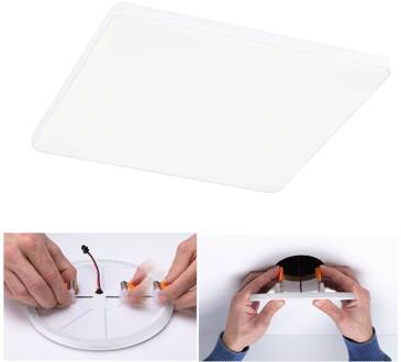 Paulmann Veluna Edge IP44 4000K dimmer 20x20cm wit