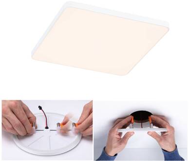 Paulmann Veluna Edge LED inbouw IP44 3000K 16x16cm wit