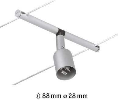 Paulmann Wire Salt spot voor kabelsysteem chroom mat chroom