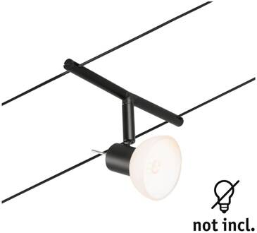 Paulmann Wire Sheela spot voor kabelsysteem zwart mat zwart