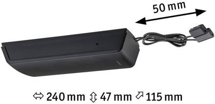 Paulmann Wire transformator 60W 12V DC 60VA mat zwart