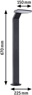 Paulmann Zenera LED tuinpadverlichting 2.200K antraciet
