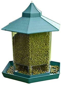 Pavilion Vogel Feeder Creatieve Opknoping Luie Outdoor Tuinieren Tool Voeden Huisdier Vogel Feeder Vogel Feeder Automatische Vogel Feeder 1