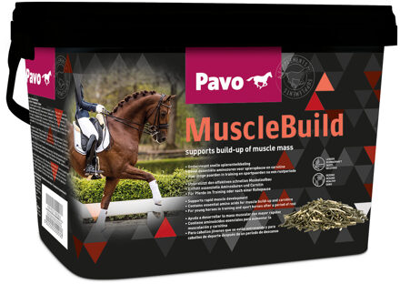 Pavo Musclebuild Navulling - Spiersupplement - 3 kg