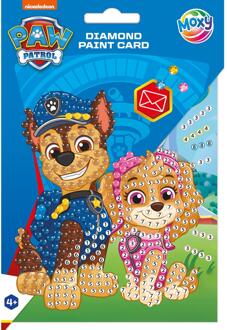 Paw Patrol Diamond painting kaart multi