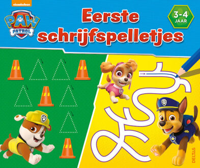 Paw Patrol eerste schrijfspelletjes / 3 - 4 jaar - Boek Deltas Centrale uitgeverij (9044750534)