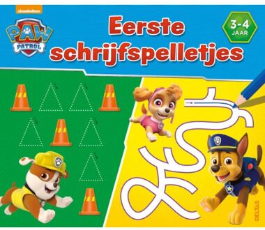 Paw Patrol eerste schrijfspelletjes / 3 - 4 jaar - Boek Deltas Centrale uitgeverij (9044750534)