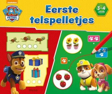 Paw Patrol eerste telspelletjes / 3 - 4 jaar - Boek Deltas Centrale uitgeverij (9044750542)