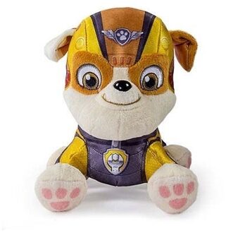 PAW Patrol Gele Paw Patrol Engelse Bulldog knuffel 15 cm - Knuffeldier Multikleur