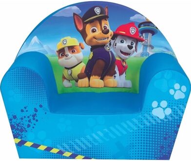 PAW Patrol kinderstoel - blauw - 33 x 52 x 42 cm - voor peuters - kinderfauteuil
