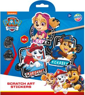 Paw Patrol kraskunst stickers 5pcs