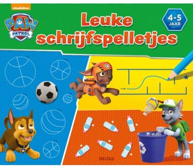 Paw Patrol leuke schrijfspelletjes / 4 - 5 jaar - Boek Deltas Centrale uitgeverij (9044750550)
