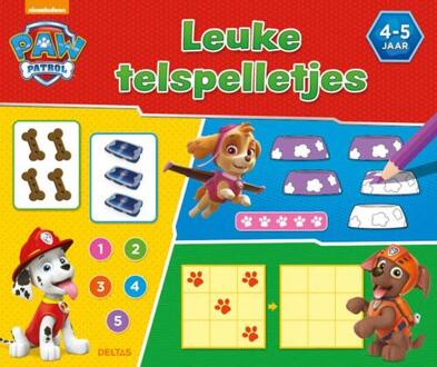 Paw Patrol leuke telspelletjes / 4 - 5 jaar - Boek Deltas Centrale uitgeverij (9044750569)