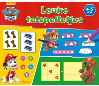 Paw Patrol leuke telspelletjes / 4 - 5 jaar - Boek Deltas Centrale uitgeverij (9044750569)