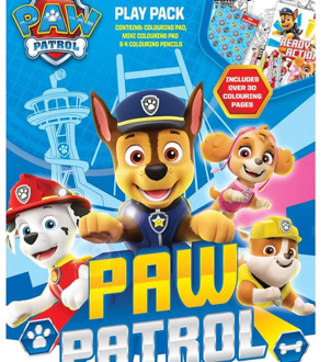 PAW Patrol Nickelodeon - Paw Patrol - Kleurplaten voor kinderen - Inclusief 3 potloden - 3+ Jaar