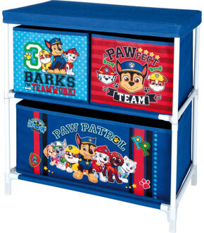 PAW Patrol Opbergkast met 3 lades Paw Patrol 53x30x60 cm Blauw