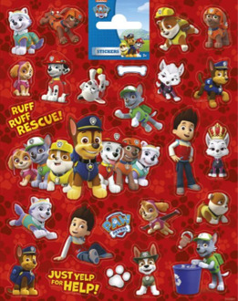 Paw Patrol Stickervel Multikleur - Print