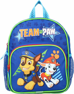 Paw Patrol Team school rugzak/rugtas voor peuters/kleuters/kinderen 29 cm - Rugzak - kind Multikleur