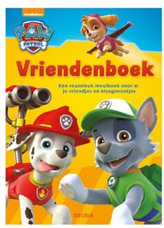 Paw Patrol vriendenboek - Boek Deltas Centrale uitgeverij (9044746901)