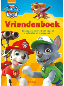 Paw Patrol vriendenboek - Boek Deltas Centrale uitgeverij (9044746901)