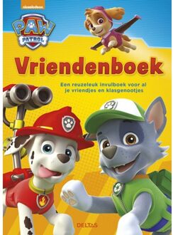 Paw Patrol vriendenboek - Boek Deltas Centrale uitgeverij (9044746901)
