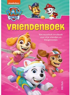 Paw Patrol vriendenboek roze