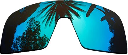 Pazzerby Gepolariseerde Mirrored Coating Vervanging Lenzen Voor-Oakley Sutro Frame Multi-Kleuren ijs- blauw