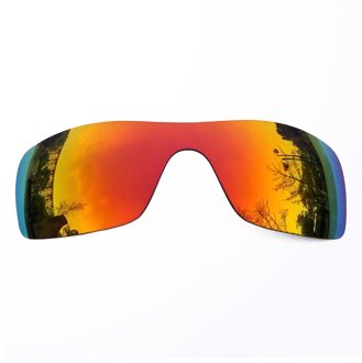 Pazzerby Vervanging Lenzen Voor-Liv Zonnebril-Meerdere Opties Anti-Reflecterende oranje rood